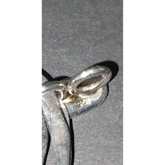 Robert Lee Morris Modernist Mixed Metal Pendant Sterling Silver and Brass - RLM - Picture 5 of 6